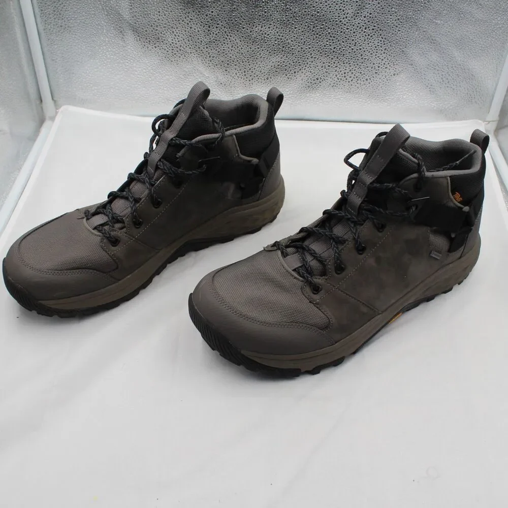 Teva Men’s Grandview GTX Hiking Boots Size 13 Grey Waterproof GORE-TEX Vibram